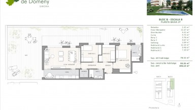 Rez-de-chaussée d'une nouvelle construction à vendre, dans le quartier Domeny de Gérone