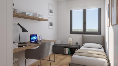 Planta baja de obra nueva en venta, en Girona en el barrio de Montilivi. 