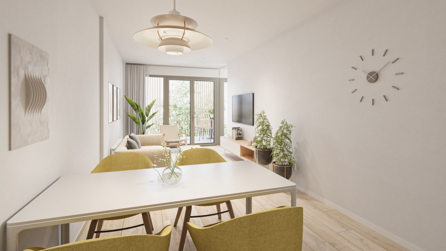 New construction flat for sale, in Girona in the Montilivi district.