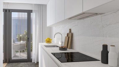 New construction flat for sale, in Girona in the Montilivi district.