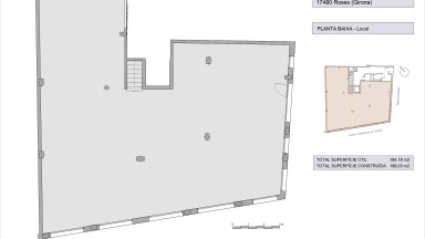 LOCAL DE OBRA NUEVA EN LA RIERA GINJOLERS DE 199M²