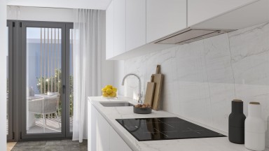 New construction flat for sale, in Girona in the Montilivi district. 