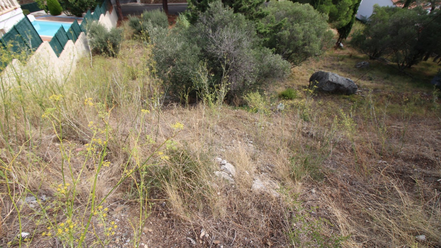 Fantastic plot of land for sale with sea views in Cap Ras