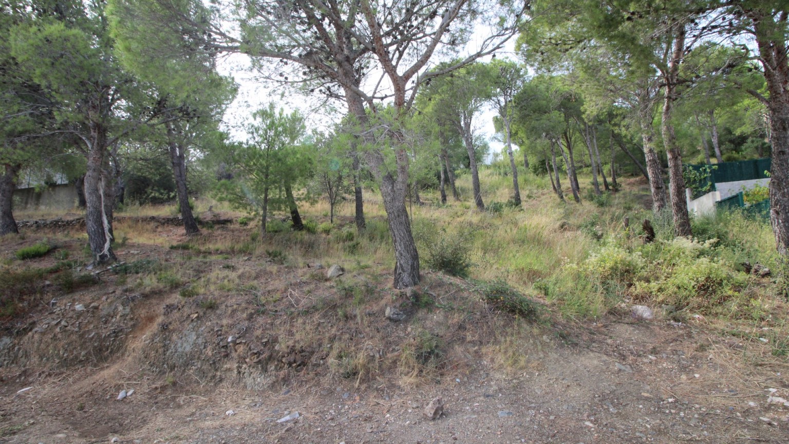 Fantástica parcela de terreno en venta con vista al mar en Cap Ras