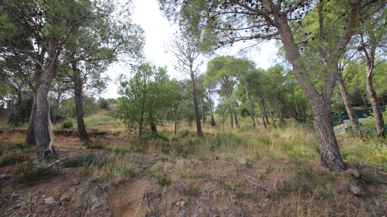 Fantástica parcela de terreno en venta con vista al mar en Cap Ras