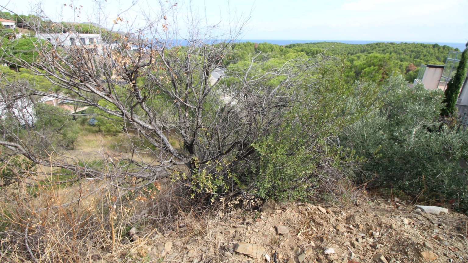 Fantastic plot of land for sale with sea views in Cap Ras