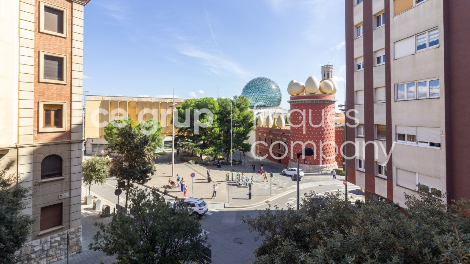 Luminoso piso en venta, con vistas al Museo Dalí de Figueres